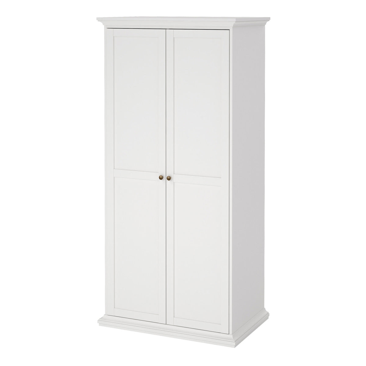 Wooden Wardrobe With 2 Doors - Paris