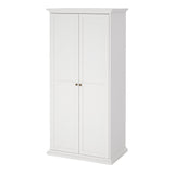 Wooden Wardrobe With 2 Doors - Paris