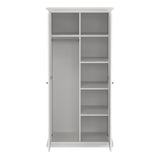 Wooden Wardrobe With 2 Doors - Paris