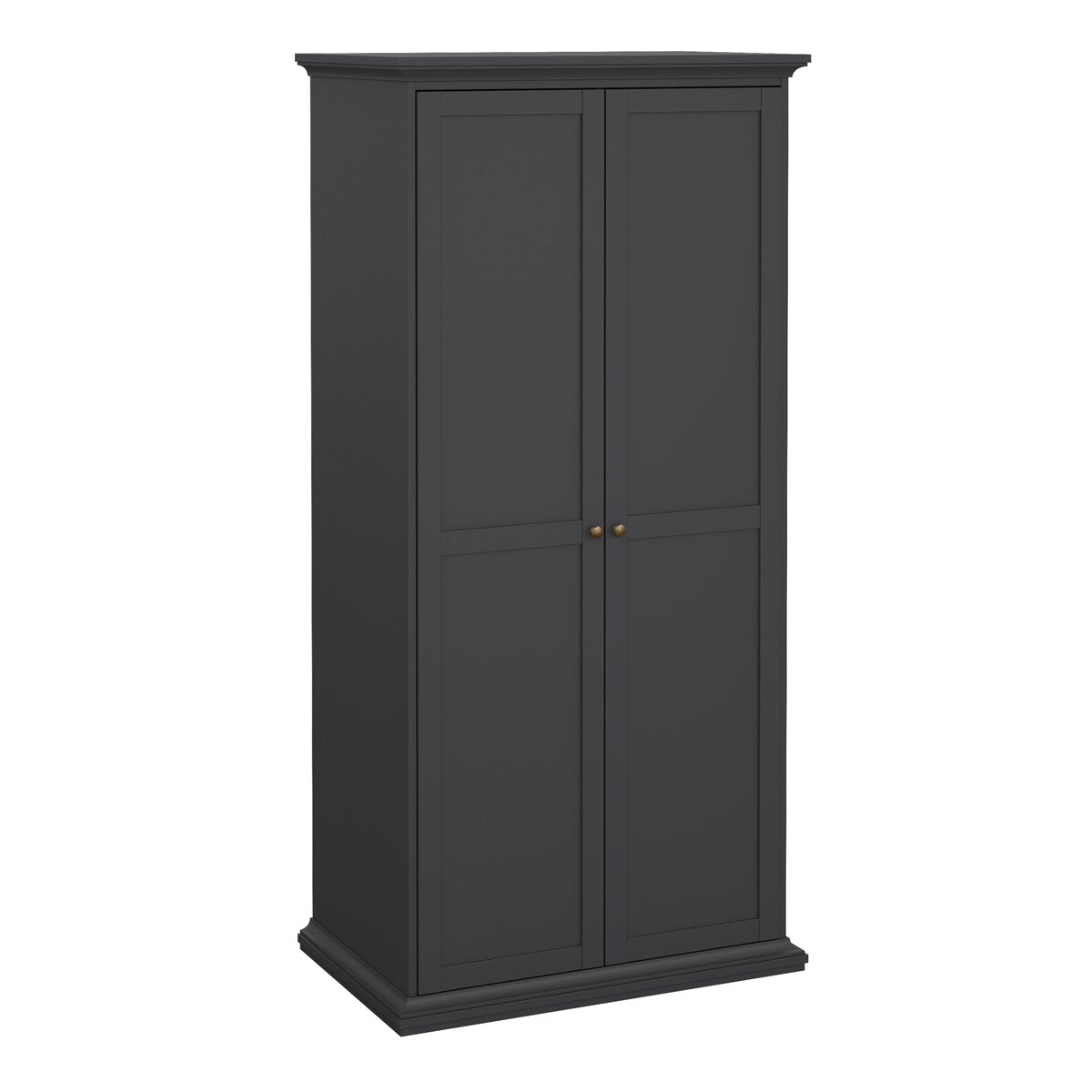 Wooden Wardrobe With 2 Doors - Paris