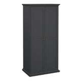 Wooden Wardrobe With 2 Doors - Paris