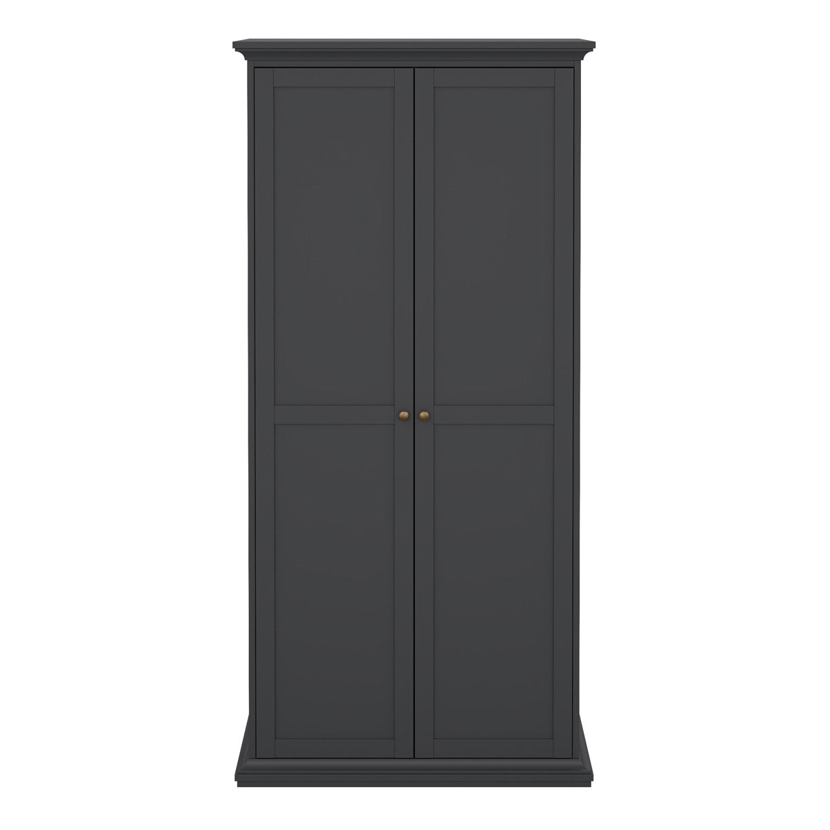 Wooden Wardrobe With 2 Doors - Paris
