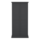 Wooden Wardrobe With 2 Doors - Paris