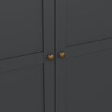 Wooden Wardrobe With 2 Doors - Paris