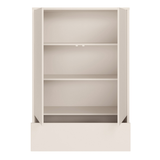 Wooden Wardrobe With 2 Push-to-Open Doors And Drawer - Alice Springs