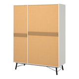 Wooden Wardrobe With 3 Doors And 3 Drawers - Ry
