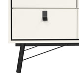 Wooden Wardrobe With 3 Doors And 3 Drawers - Ry
