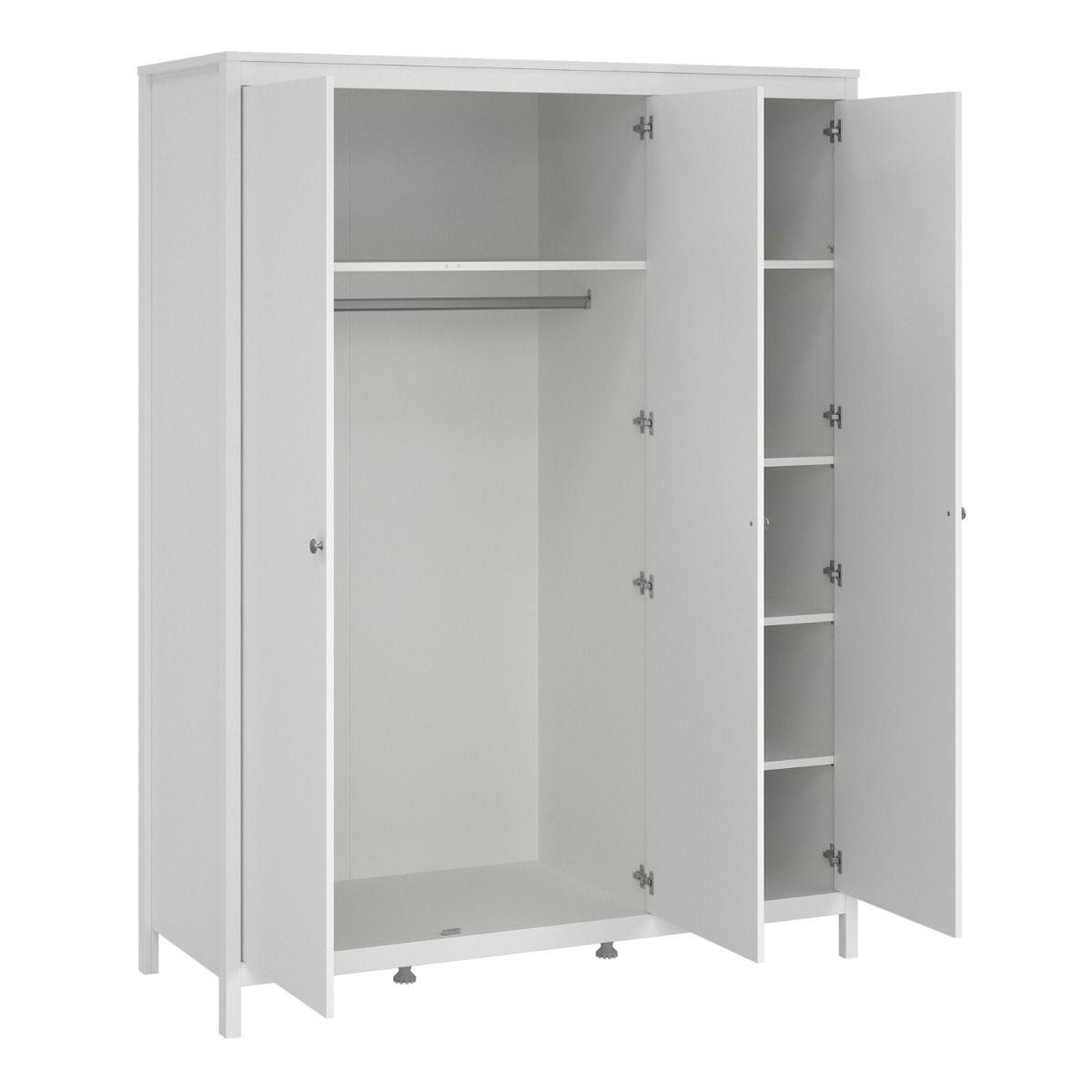 Wooden Wardrobe With 3 Doors - Madrid