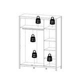 Wooden Wardrobe With 3 Doors - Madrid