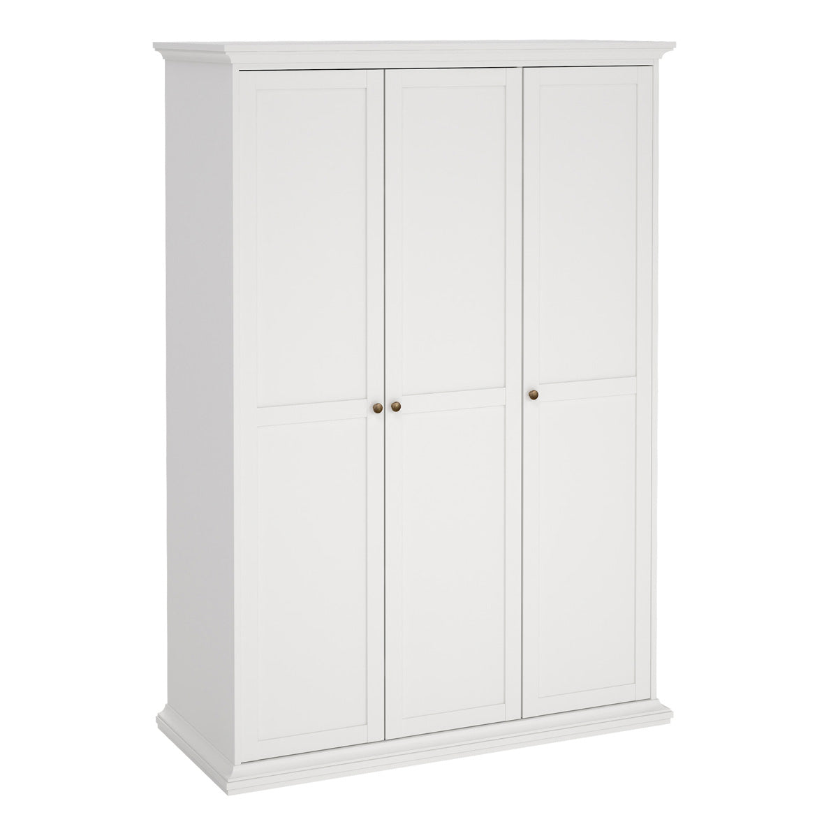 Wooden Wardrobe With 3 Doors - Paris