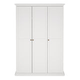 Wooden Wardrobe With 3 Doors - Paris