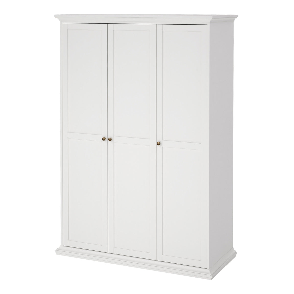 Wooden Wardrobe With 3 Doors - Paris