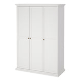 Wooden Wardrobe With 3 Doors - Paris