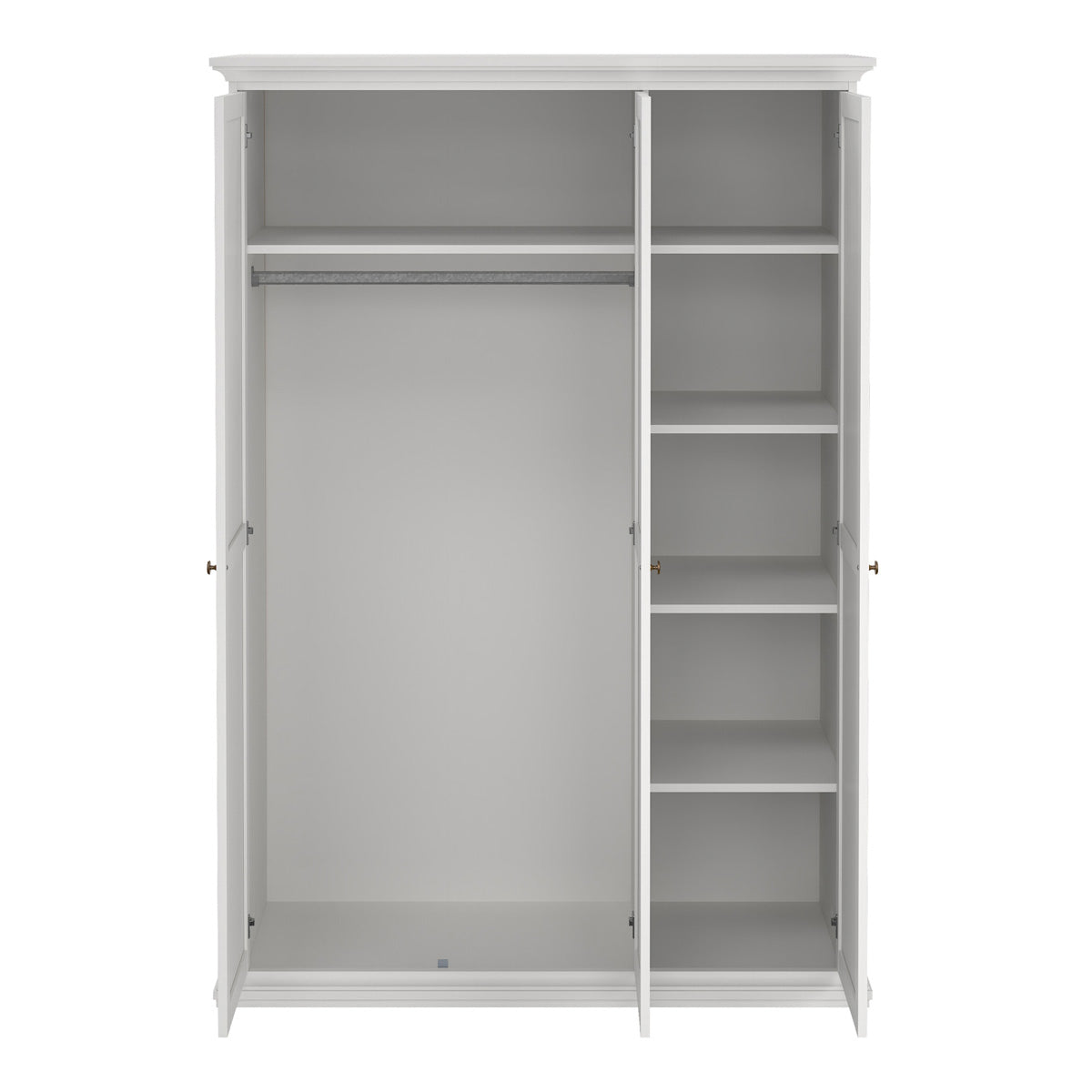 Wooden Wardrobe With 3 Doors - Paris