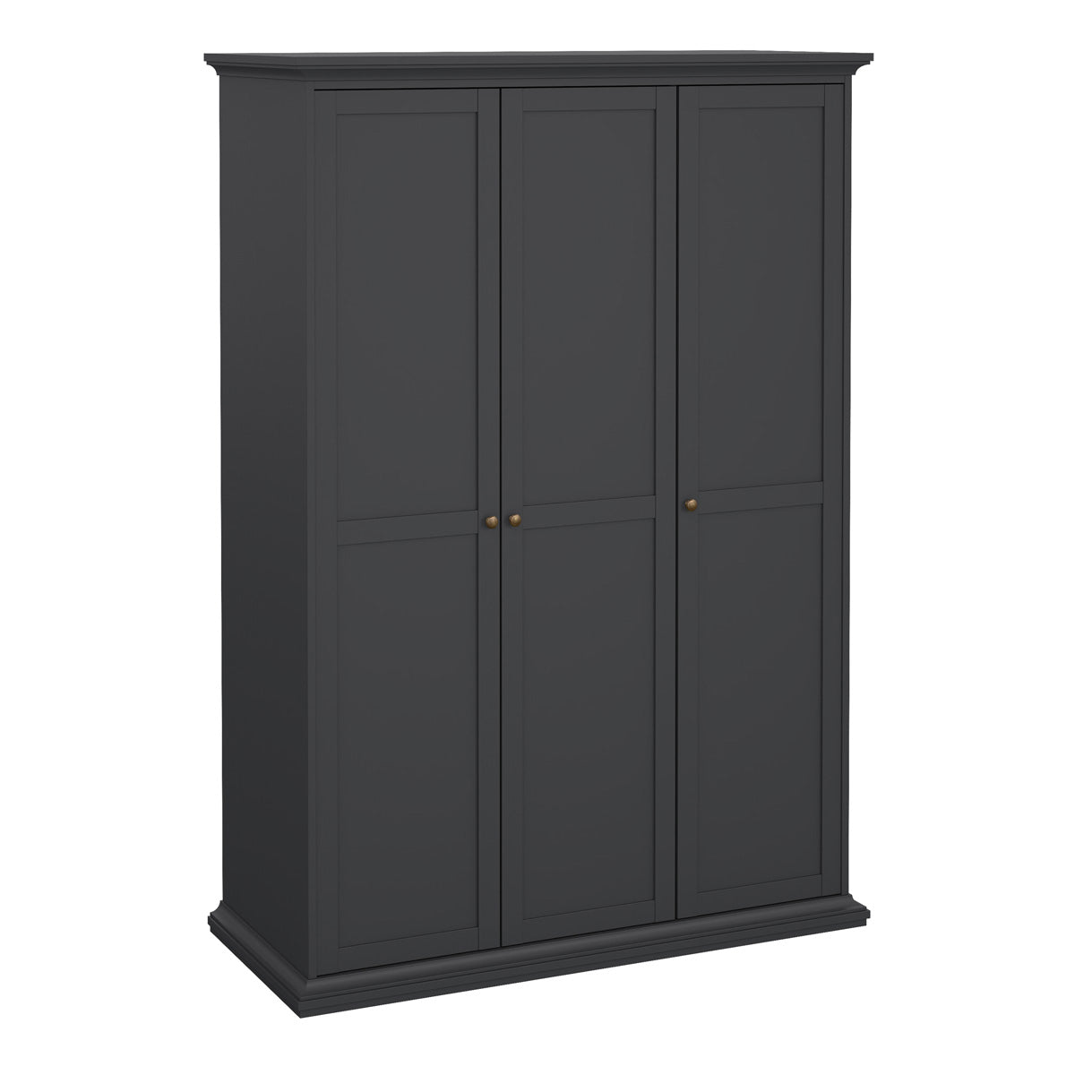 Wooden Wardrobe With 3 Doors - Paris