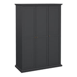 Wooden Wardrobe With 3 Doors - Paris