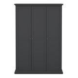 Wooden Wardrobe With 3 Doors - Paris