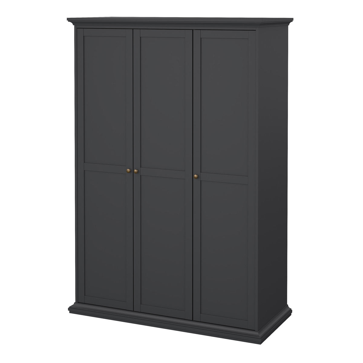 Wooden Wardrobe With 3 Doors - Paris
