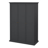 Wooden Wardrobe With 3 Doors - Paris
