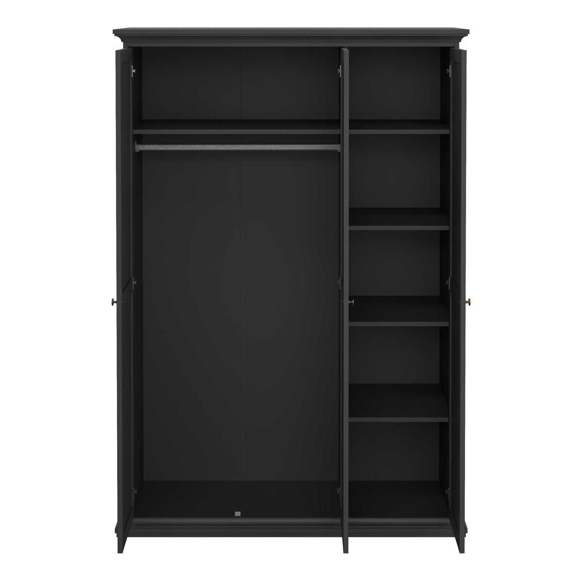 Wooden Wardrobe With 3 Doors - Paris
