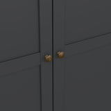Wooden Wardrobe With 3 Doors - Paris