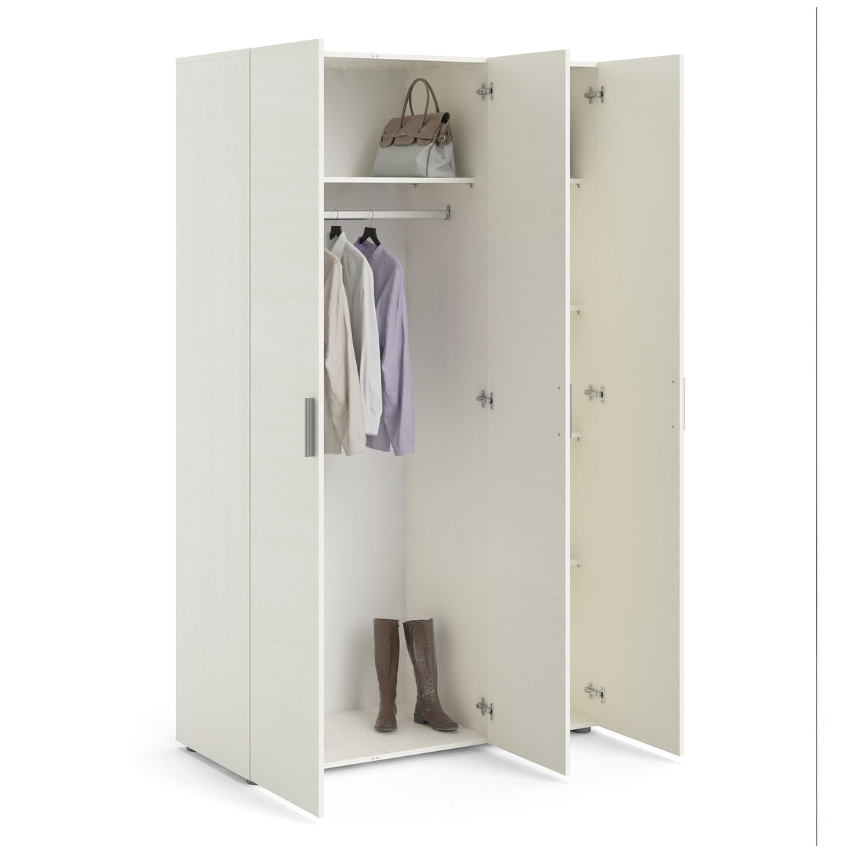 Wooden Wardrobe With 3 Doors - Pepe
