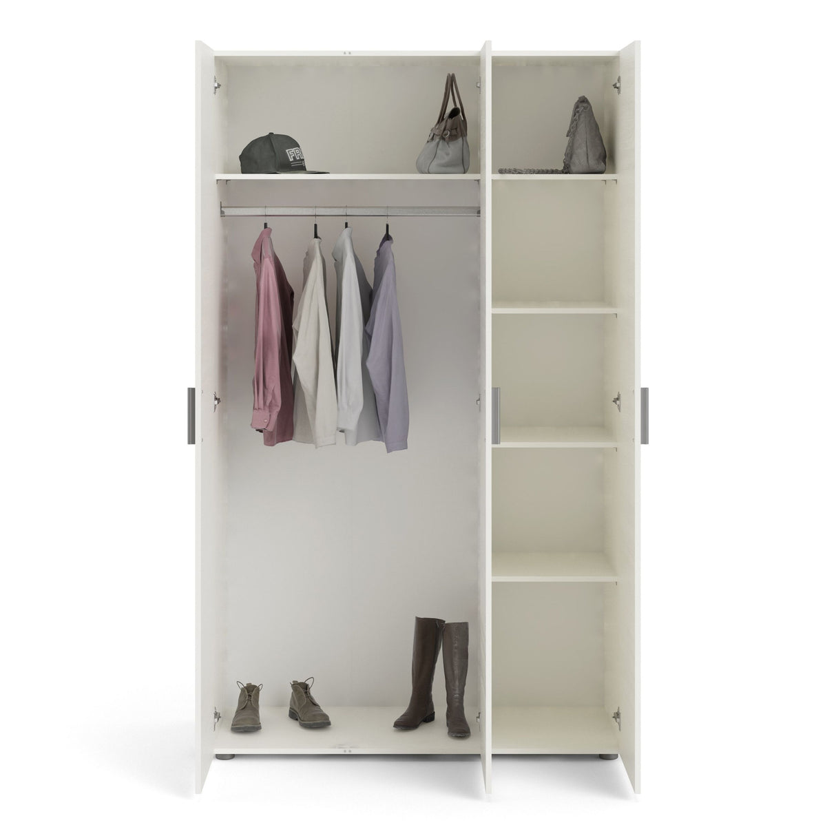 Wooden Wardrobe With 3 Doors - Pepe