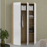 Wooden Wardrobe With 3 Doors - Pepe