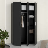 Wooden Wardrobe With 3 Doors - Pepe