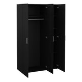 Wooden Wardrobe With 3 Doors - Pepe