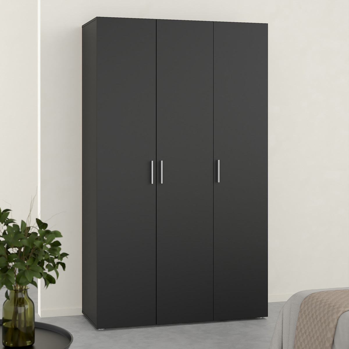 Wooden Wardrobe With 3 Doors - Pepe