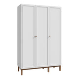 Wooden Wardrobe With 3 Doors - Wensley