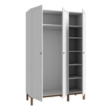 Wooden Wardrobe With 3 Doors - Wensley