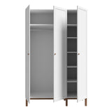 Wooden Wardrobe With 3 Doors - Wensley