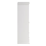 Wooden Wardrobe With 4 Doors And 2 Drawers - Paris