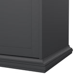 Wooden Wardrobe With 4 Doors And 2 Drawers - Paris