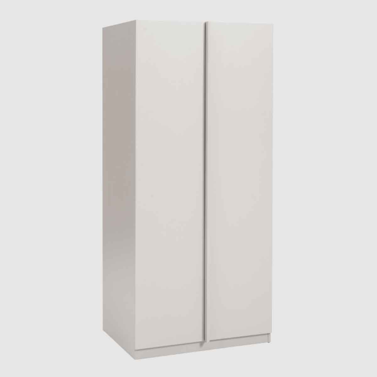 Wooden Wardrobe 80cm Wide With 2 Doors - Albion