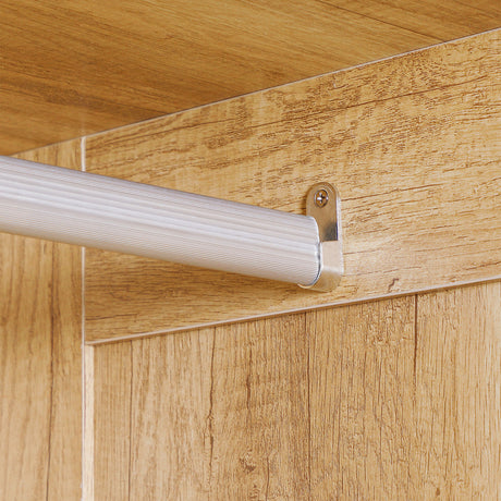 Wooden Wardrobe 80cm Wide With 2 Doors And 2 Drawers - Velmora