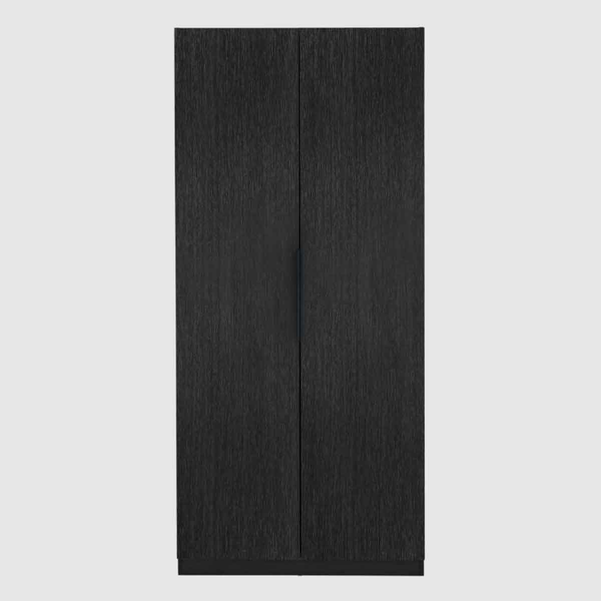 Wooden Wardrobe 80cm Wide With 2 Doors - Luna