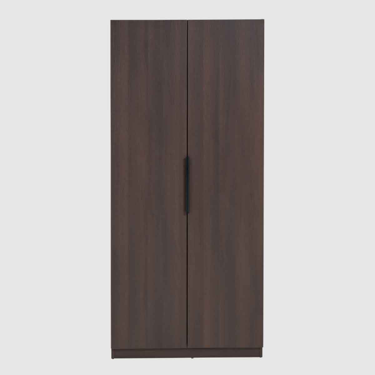 Wooden Wardrobe 80cm Wide With 2 Doors - Luna