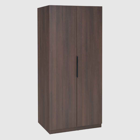 Wooden Wardrobe 80cm Wide With 2 Doors - Luna