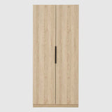 Wooden Wardrobe 80cm Wide With 2 Doors - Luna