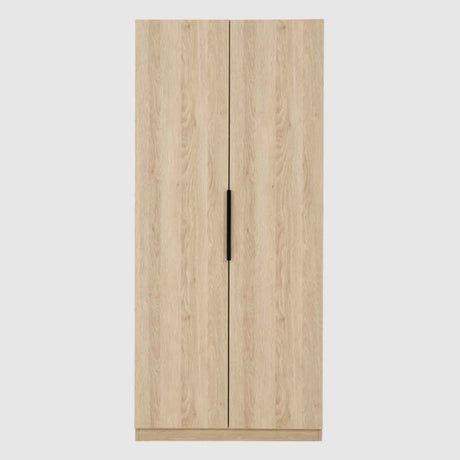 Wooden Wardrobe 80cm Wide With 2 Doors - Luna
