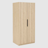 Wooden Wardrobe 80cm Wide With 2 Doors - Luna