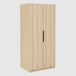 Wooden Wardrobe 80cm Wide With 2 Doors - Luna