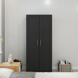 Wooden Wardrobe 80cm Wide With 2 Doors - Velmora