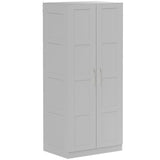 Wooden Wardrobe 80cm Wide With 2 Doors - Velmora