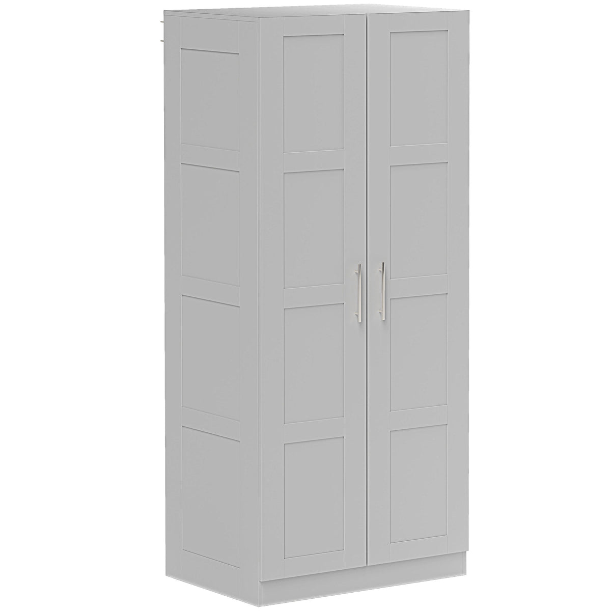 Wooden Wardrobe 80cm Wide With 2 Doors - Velmora