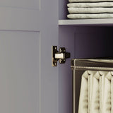 Wooden Wardrobe 80cm Wide With 2 Doors - Velmora