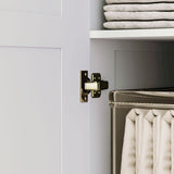 Wooden Wardrobe 80cm Wide With 2 Doors - Velmora